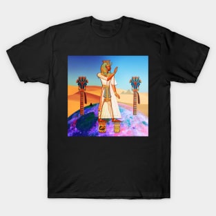 Ramses on the Moon, Supported by Del Maiz Corn and Kraft Mayo T-Shirt